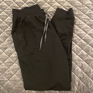 NWT, brand new Jaanuu women’s black jogger style medical scrub bottoms unopened